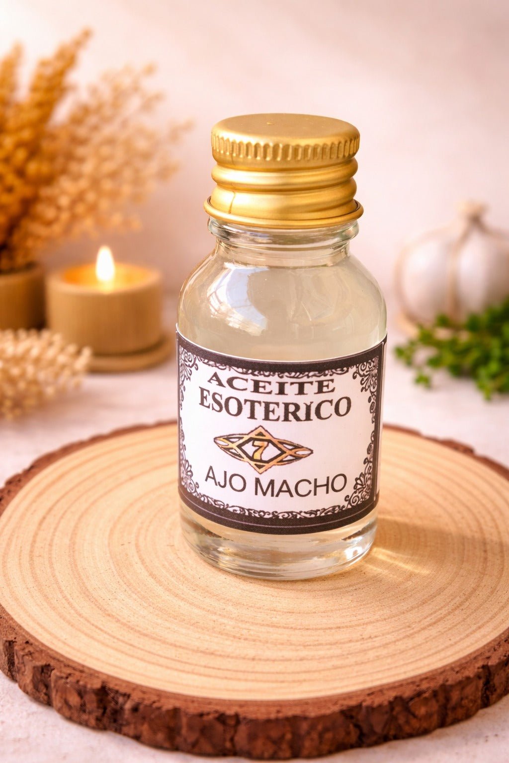 Aceite Ajo Macho ritualizado Aceites EsotericosTienda esotérica Málaga - La Tienda de Tata Magic: tienda Esotérica en Málaga